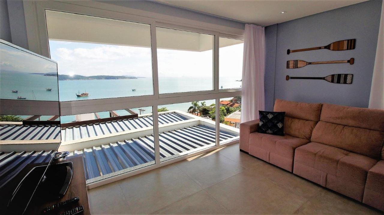 1080 - Apartamento Com Vista Para O Mar Em Bombinhas Exterior foto